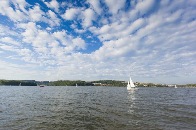 Segeln auf dem Bostalsee